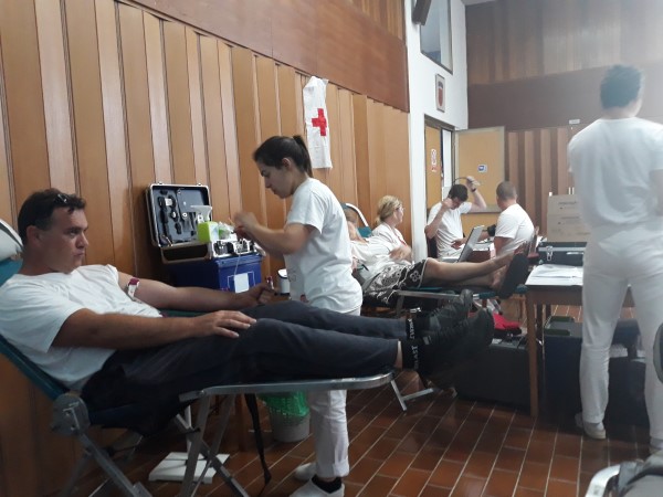 ODRŽANO DOBROVOLJNO DARIVANJE KRVI U NEUROPSIHIJATRIJSKOJ BOLNICI DR. IVAN BARBOT POPOVAČA